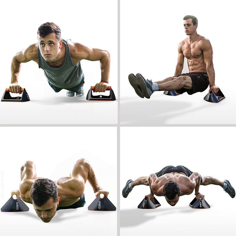 Elite Push-Up Bracket & Resistance Band Set