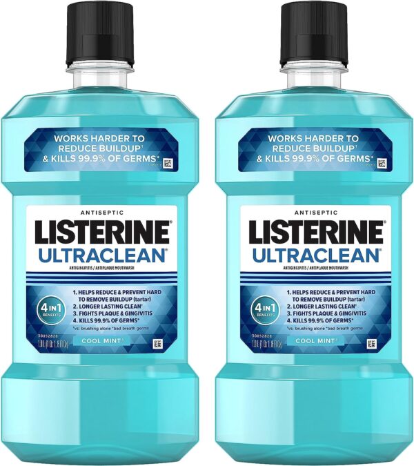 Listerine Ultraclean Oral Care Antiseptic Mouthwash